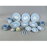 Wedgwood - A quantity of Wedgwood Jasperware, predominantly pale blue.