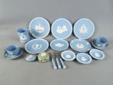 Wedgwood - A quantity of Wedgwood Jasperware, predominantly pale blue.