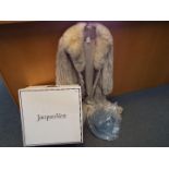 A silver fox fur coat with slip pockets,