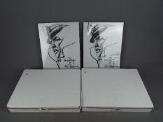 Two factory sealed copies of 'The Drawings of Bob Peak',