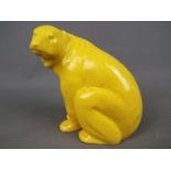 A Minton yellow polar bear,