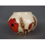 A Moorcroft Harvest Poppy vase,