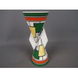 A Wedgwood Clarice Cliff Yo-Yo vase,