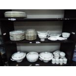 Wedgwood - A quantity of Wedgwood dinner and tea wares in the Mirabelle pattern comprising plates,