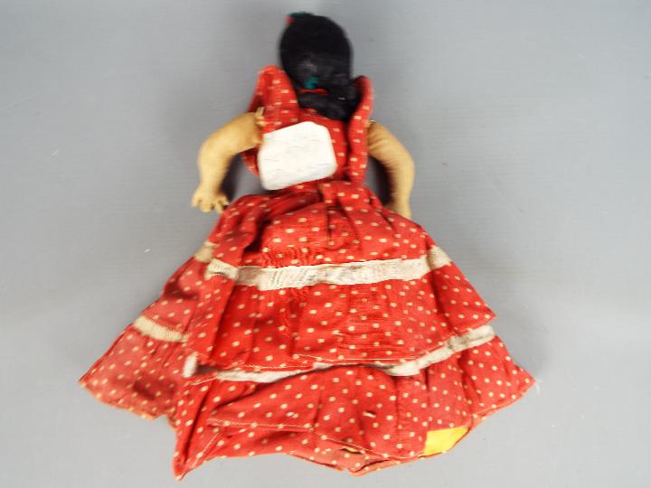 Lenci topsy turvy doll in traditional Spanish costume, Italian, circa 1930. - Image 2 of 7