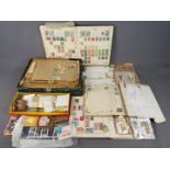 Philately - A collection of stamp albums, loose stamps, etc.