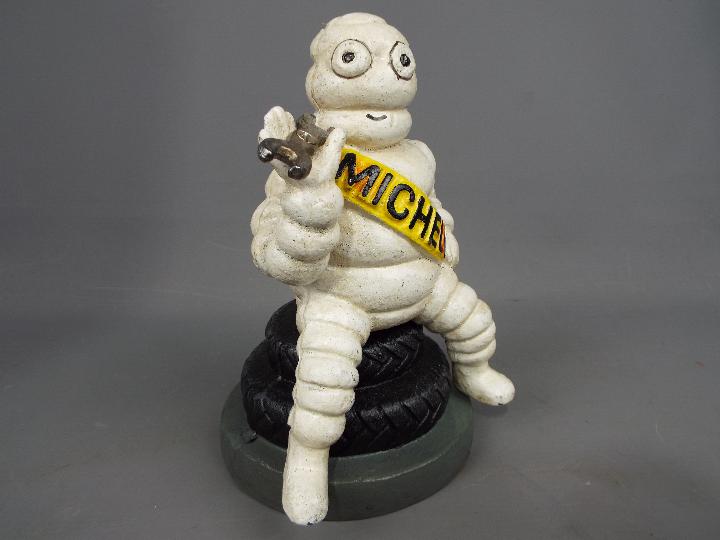 A novelty cast Michelin man, - Image 2 of 4