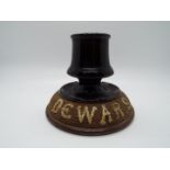 Royal Doulton for Dewar's Whisky stoneware, advertising match holder / striker,