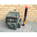Angling - a mini Boss Pod by Solar Tackle in tube case and a Gardner ruck sack (2)