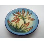 A Moorcroft Indian Paintbrush pin dish,