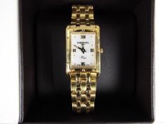 LOT WITHDRAWN: A lady's Raymond Weil 'Tango' collection gold plated wristwatch,