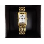 LOT WITHDRAWN: A lady's Raymond Weil 'Tango' collection gold plated wristwatch,