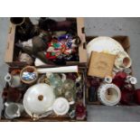 A mixed lot comprising ceramics to include Royal Doulton Bunnykins, Wedgwood, glassware, camera,