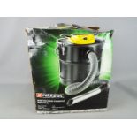 A boxed Parkside Ash Vacuum Cleaner PAS 900 A1.