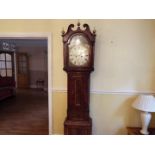 A mahogany cased longcase clock by R Feren of Dundee, Scotland, ca 1850,