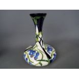 A Moorcroft Otley Chevin Bluebird vase, approx height 16.