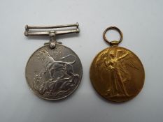 A World War One (WWI) Victory Medal named to 39030 PTE. J. WOODS. S. LAN. R.