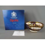 A limited edition Spode Marco Bowl decorated with a nautical scene,
