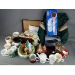 A mixed lot to comprising ceramics to include Sylvac, Hornsea,