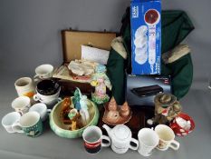 A mixed lot to comprising ceramics to include Sylvac, Hornsea,