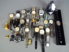 A collection of wristwatches to include Mu Du, Helvetia, Erka, Sekonda and similar.