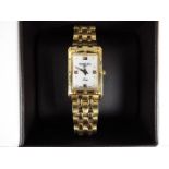 A lady's Raymond Weil 'Tango' collection gold plated wristwatch,
