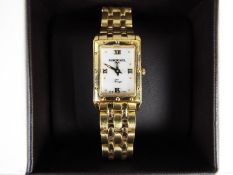 A lady's Raymond Weil 'Tango' collection gold plated wristwatch,