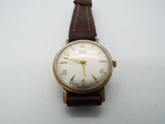 Smiths Everest 9ct gold cased, gentleman's wristwatch, 17 jewel 60464E movement,