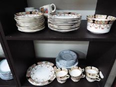 A collection of tea wares to include Blyth Porcelain Diamond China, Crown Ming and similar.