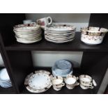 A collection of tea wares to include Blyth Porcelain Diamond China, Crown Ming and similar.