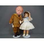 Vintage Dolls - Two dolls: 1.