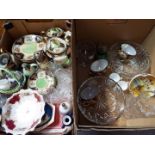 A mixed lot comprising ceramics to include Foley, hand painted Japanese ceramics, Spode and similar,