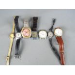 A collection of wristwatches to include H Wolf, Revlon, Westclox, Accurist and similar.