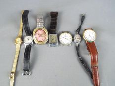 A collection of wristwatches to include H Wolf, Revlon, Westclox, Accurist and similar.