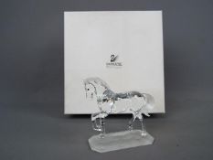 A boxed Swarovski Crystal 'Arabian Stallion'.