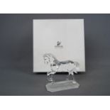 A boxed Swarovski Crystal 'Arabian Stallion'.