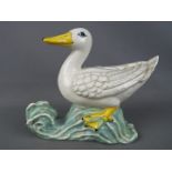 Nymphenburg Porcelain - A mid - 20 th century model of a duck,