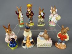Royal Doulton - Seven Royal Doulton Bunnykins figurines to include 'Tally Ho',