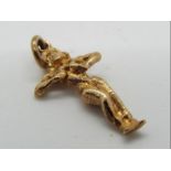 A hallmarked 9ct gold charm, approximately 1.5 grams all in.