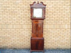 A mid-19th century 8-day mahogany-cased longcase clock,