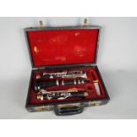 A Besson clarinet, cased, serial number 177584.