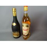 Two bottles of spirits comprising Grant's Family Reserve 70 cl 40% ABV and Veux Garcon Cognac 70 cl