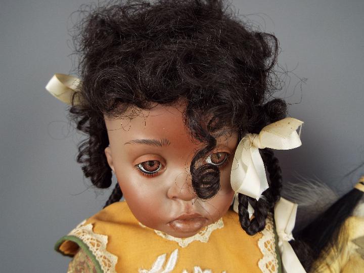 Rubert American Dolls- Two costumed porcelain dolls " Flossie" 1995, - Image 3 of 7