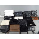 A collection of lady's handbags and similar.