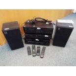 Lot to include stereo system components to include a TEAC Stereo Receiver AG-790,