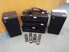 Lot to include stereo system components to include a TEAC Stereo Receiver AG-790,