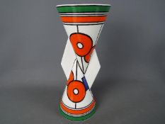 A Wedgwood Clarice Cliff Yo-Yo vase,