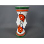 A Wedgwood Clarice Cliff Yo-Yo vase,