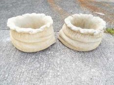 Garden Stoneware - Two small reconstitut