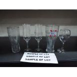 Glassware - three boxes of drinking glas
